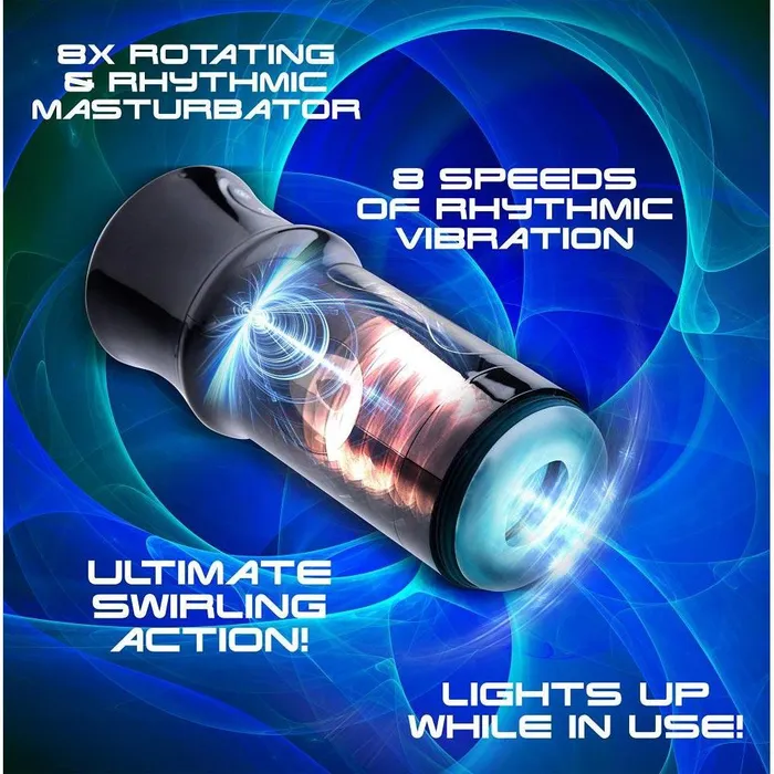 Male Sex Toys LoveBotz Beat It 8X Rotating and Rhythmic Masturbator