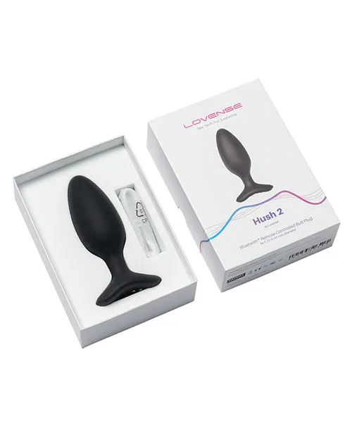 Male Sex Toys Lovense Lovense Hush 2 Rechargeable App Compatible Silicone Vibrating Anal Plug 175in Black Male Sex Toys Lovense Lovense Hush 2 Rechargeable App Compatible Silicone Vibrating Anal Plug 175in Black
