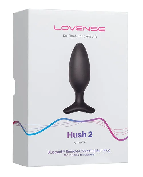 Male Sex Toys Lovense Lovense Hush 2 Rechargeable App Compatible Silicone Vibrating Anal Plug 175in Black Male Sex Toys Lovense Lovense Hush 2 Rechargeable App Compatible Silicone Vibrating Anal Plug 175in Black