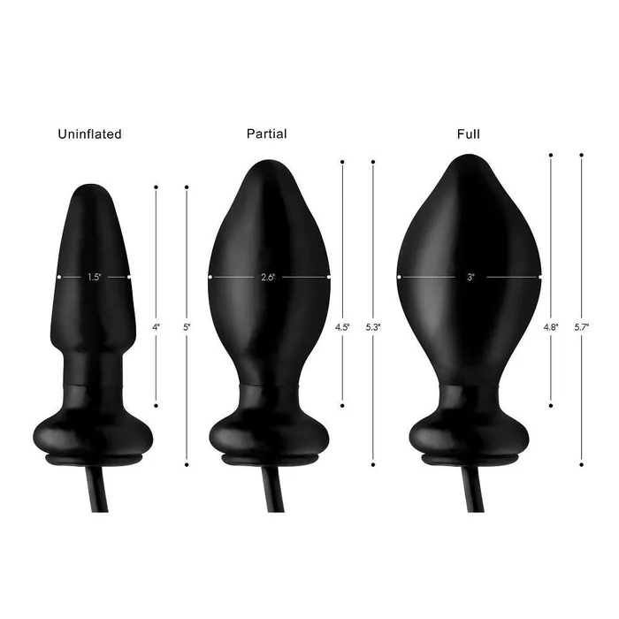 Male Sex Toys Master Series Expand Inflatable Anal Plug