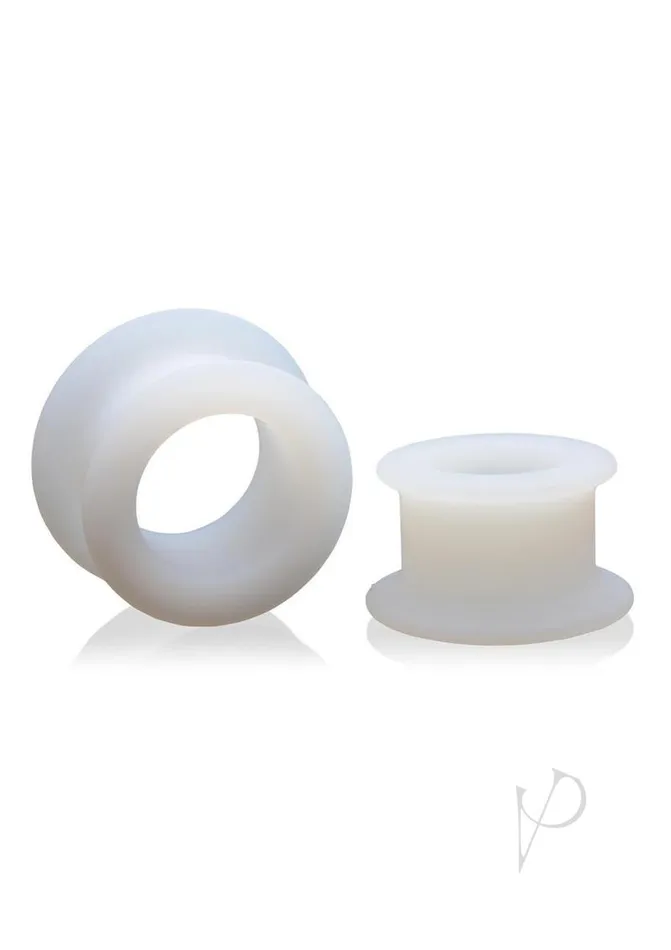Male Sex Toys Master Series Master Series Stretch Master 2 Piece Training Silicone Ass Grommet Set White