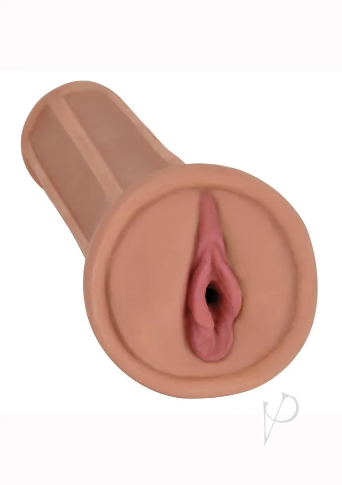 Male Sex Toys Mistress Mistress Lexi Vibrating BioSkin Dual Density Stroker Pussy Caramel