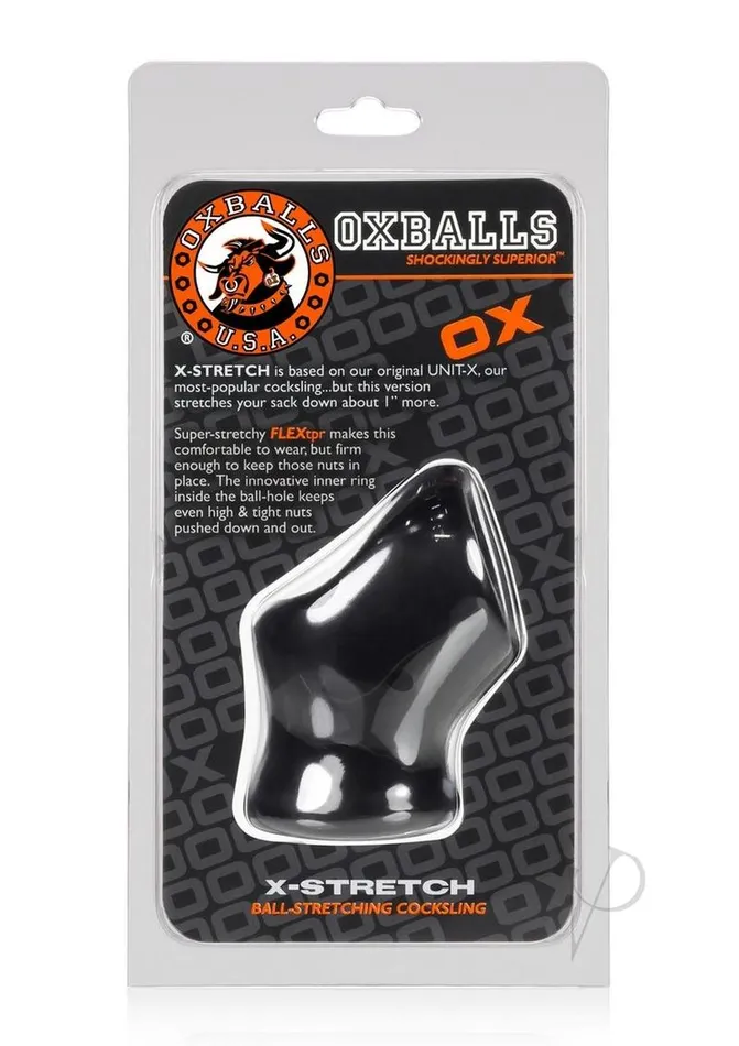 Male Sex Toys Oxballs Atomic Jock UnitX Cock Ring and Ball Stretcher Black Oxballs Male Sex Toys Oxballs Atomic Jock UnitX Cock Ring and Ball Stretcher Black Oxballs