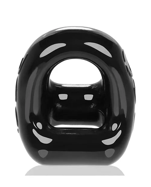 Male Sex Toys Oxballs Oxballs 360 2Way Cock Ring and Ball Sling Black
