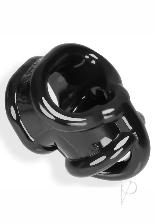 Male Sex Toys Oxballs Oxballs Ball Sling with Ball Splitter Strap Black
