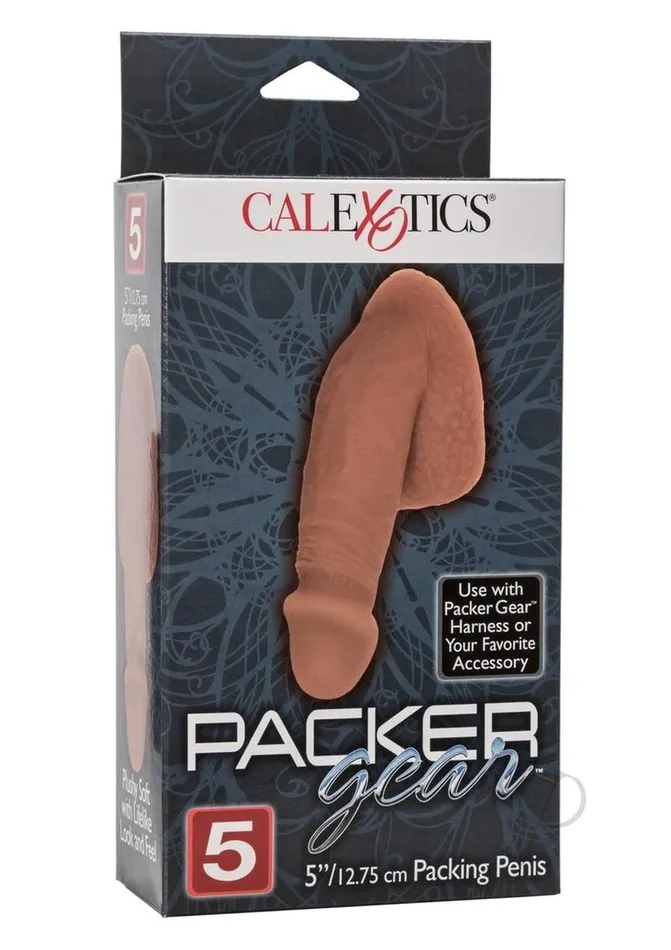 Male Sex Toys Packer Gear Packer Gear Packing Penis 5in Chocolate