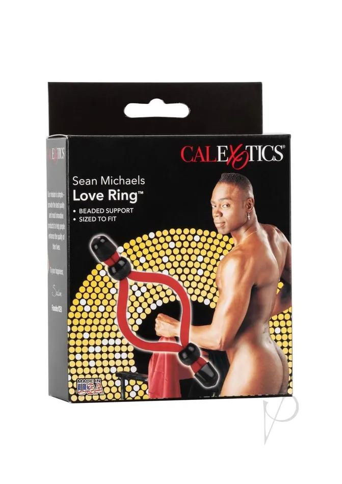 Male Sex Toys Rings Sean Michaels Love Ring Cock Tie Red