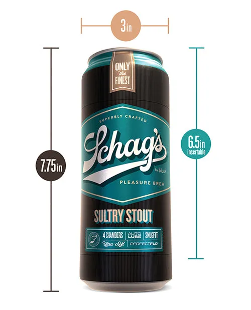 Male Sex Toys Schags Sultry Stout Beer Can Stroker Frosted Schags