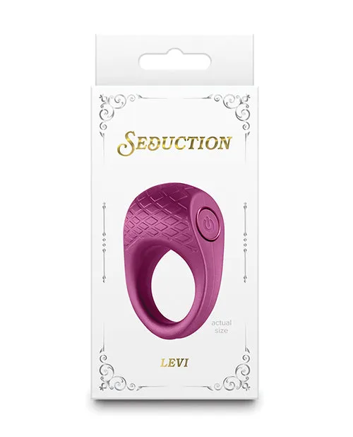 Male Sex Toys Seduction Seduction Levi Rechargeable Silicone Cock Ring Red Male Sex Toys Seduction Seduction Levi Rechargeable Silicone Cock Ring Red