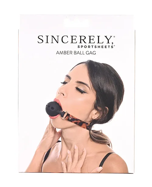 Male Sex Toys Sincerely Amber Sincerely Amber Ball Gag