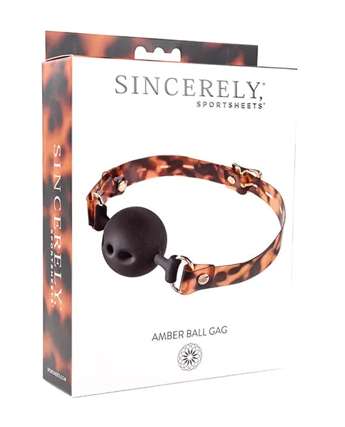 Male Sex Toys Sincerely Amber Sincerely Amber Ball Gag Male Sex Toys Sincerely Amber Sincerely Amber Ball Gag