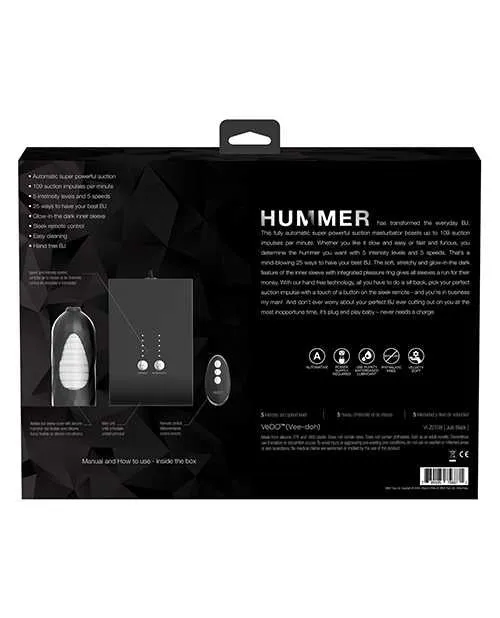 Male Sex Toys Vedo VeDO Hummer Transform Your BJ Masturbator Just Black