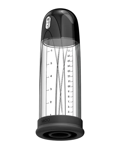 Male Sex Toys Vedo VeDO Pump Rechargeable Vacuum Penis Pump Just Black