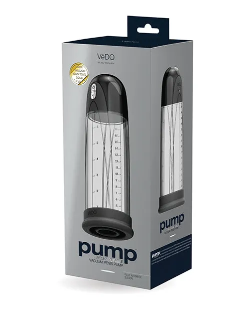 Male Sex Toys Vedo VeDO Pump Rechargeable Vacuum Penis Pump Just Black Male Sex Toys Vedo VeDO Pump Rechargeable Vacuum Penis Pump Just Black
