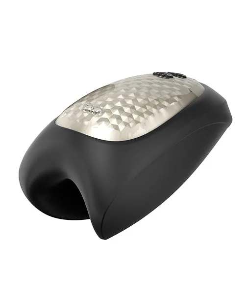 Man Wand Man Wand Heat and Vibration Pulsion Black Vibrators