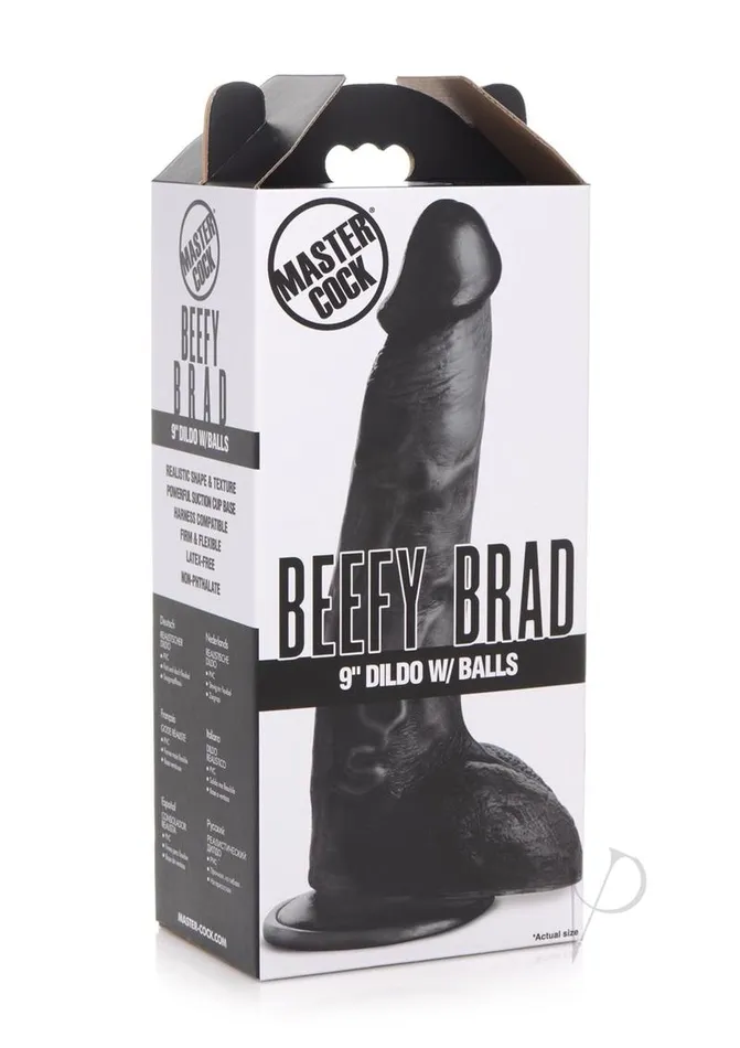 Master Cock Female Sex Toys Master Cock Beefy Brad Dildo With Balls 9in Chocolate Master Cock Female Sex Toys Master Cock Beefy Brad Dildo With Balls 9in Chocolate