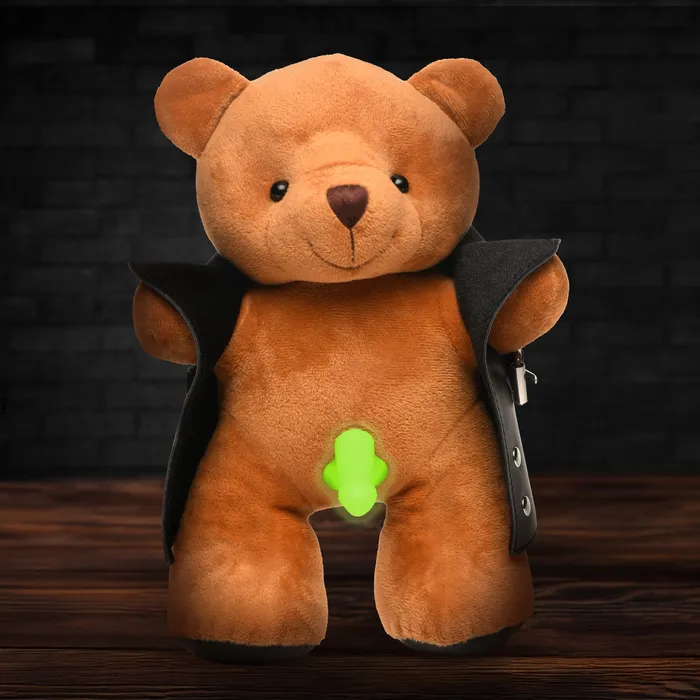 Master Series Dildos The Flasher GlowintheDark Exhibitionist Teddy Bear