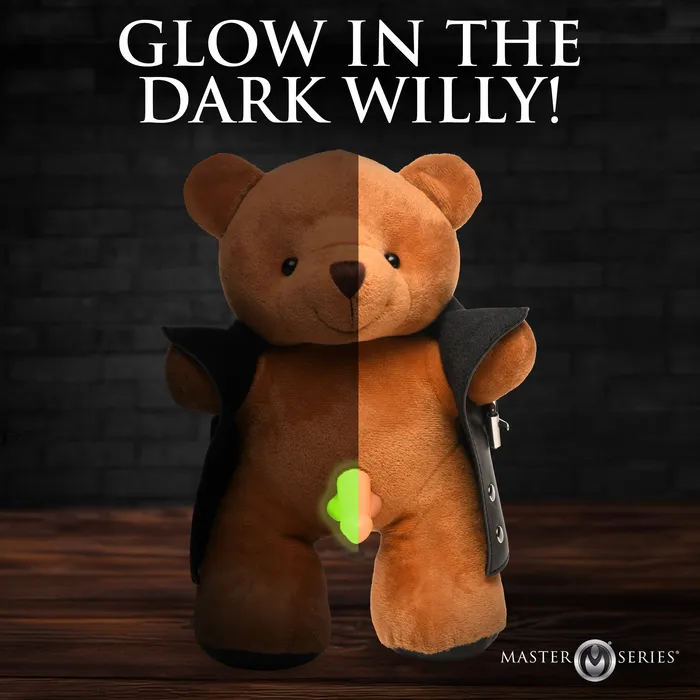 Master Series Dildos The Flasher GlowintheDark Exhibitionist Teddy Bear
