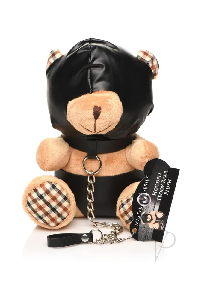 Master Series Hooded Plush Teddy Bear Tan Master Series Male Sex Toys