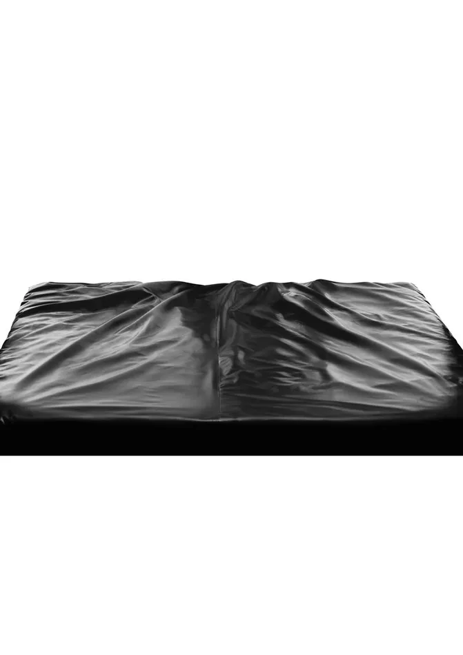 Master Series King Size Waterproof Fitted Sex Sheet Black Master Series Female Sex Toys