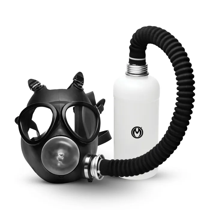 Master Series Male Sex Toys Overload Stroker Gas Mask Kit