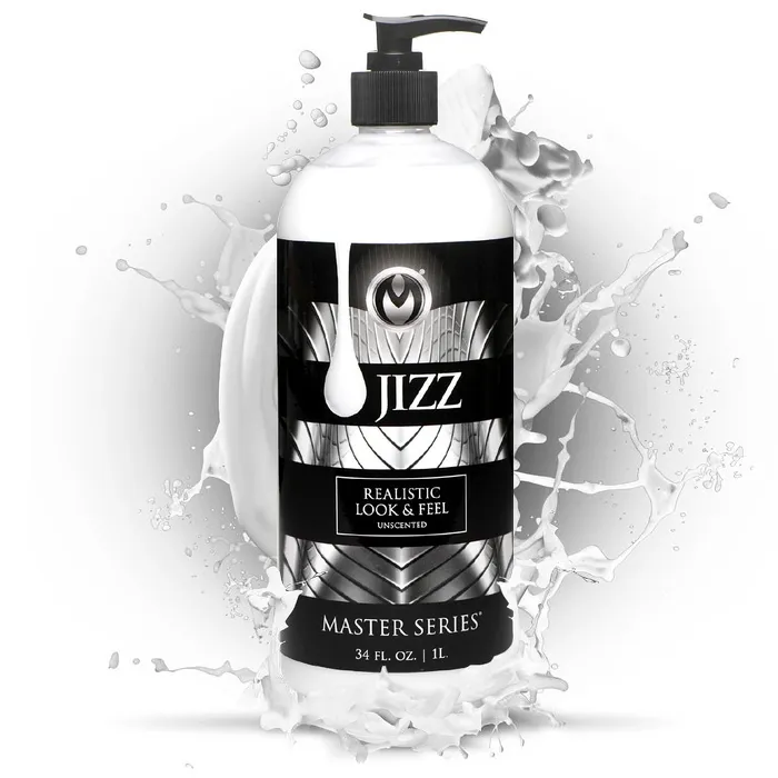 Master Series Vibrators Jizz Unscented Waterbased Lube 8oz