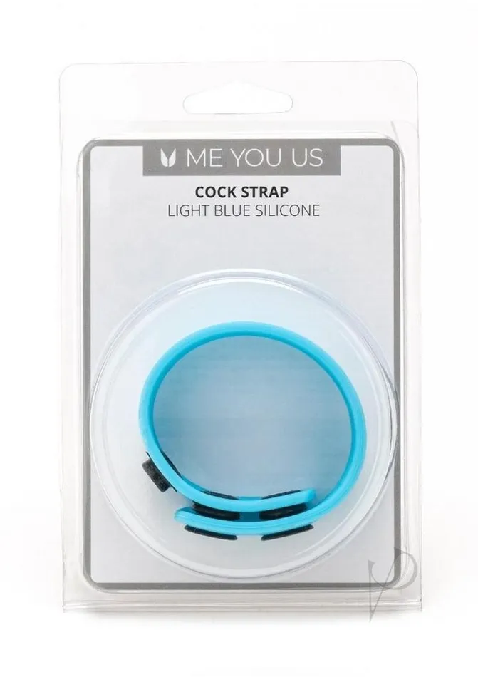 Me You Us Dildos ME YOU US Silicone Cock Strap Light Blue