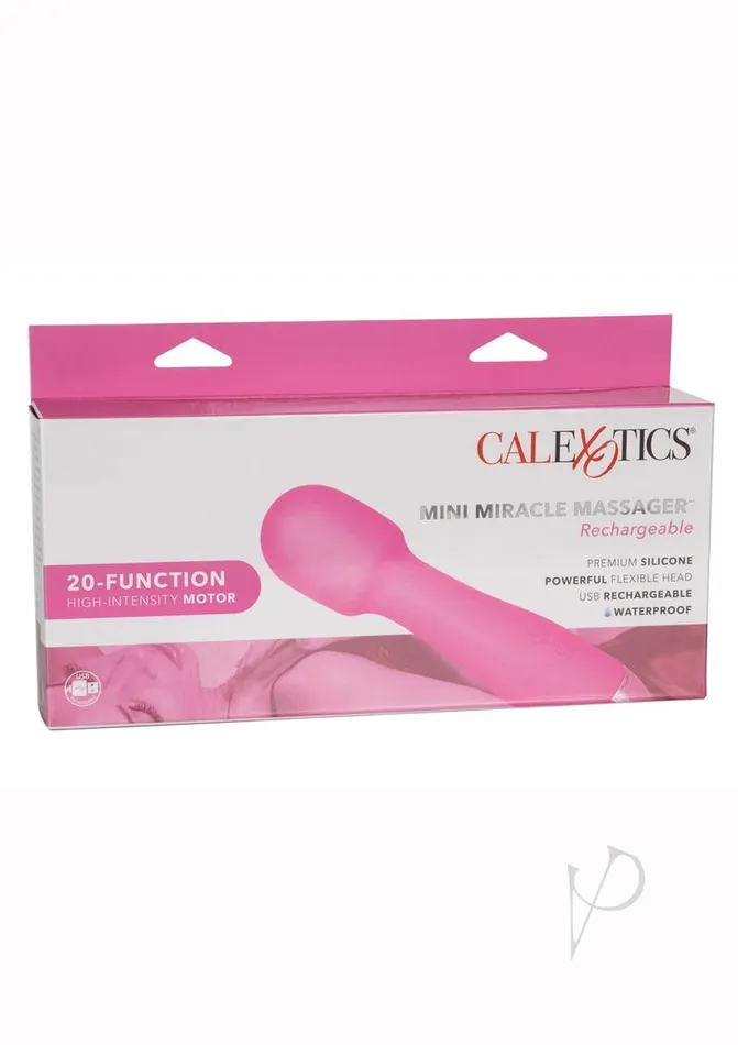 Mini Miracle Silicone Rechargeable Wand Massager Pink Miracle Massager Vibrators Mini Miracle Silicone Rechargeable Wand Massager Pink Miracle Massager Vibrators