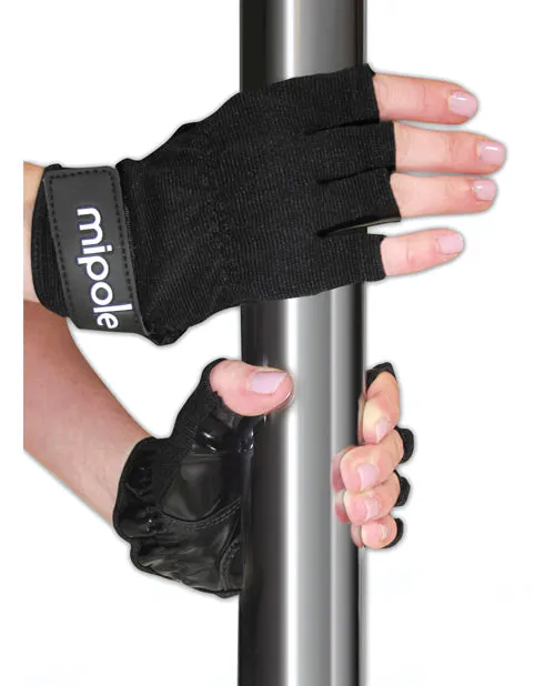 MiPole Dance Pole Gloves Pair Medium Black Mipole Anal