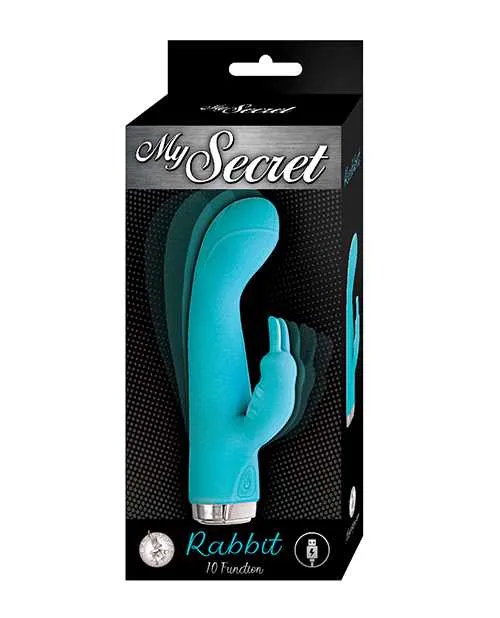 My Secret Rabbit Rechargeable Silicone Rabbit Vibrator Aqua Nasstoys Female Sex Toys