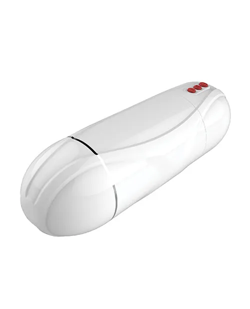 Nasstoys Male Sex Toys Vibrating Cocksucker Rechargeable Masturbator White