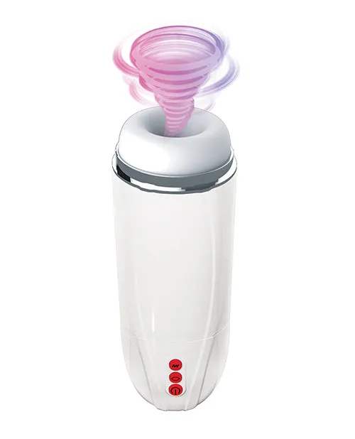 Nasstoys Male Sex Toys Vibrating Cocksucker Rechargeable Masturbator White