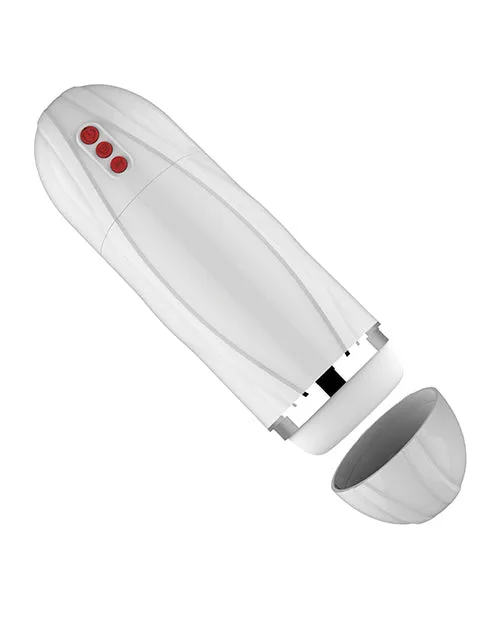 Nasstoys Male Sex Toys Vibrating Cocksucker Rechargeable Masturbator White