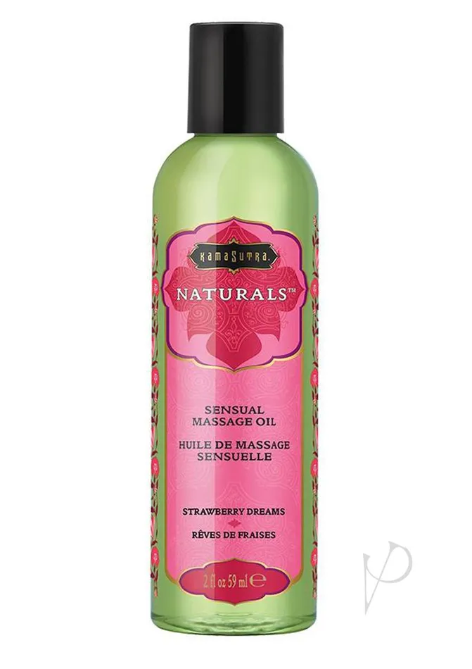 Naturals Massage Oil Couples Naturals Massage Oil Strawberry Dreams 2oz