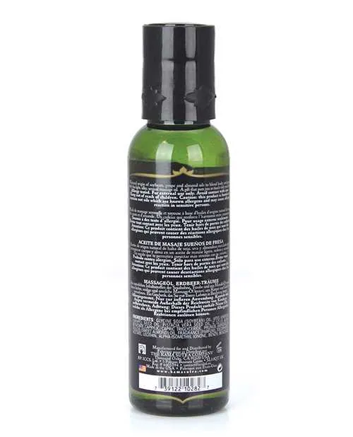 Naturals Massage Oil Couples Naturals Massage Oil Strawberry Dreams 2oz