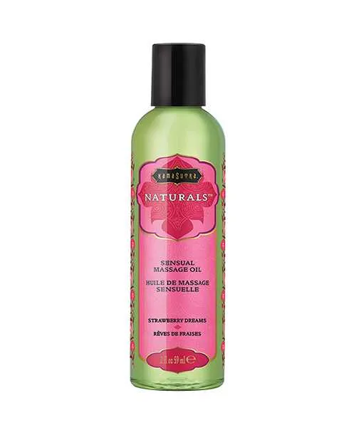 Naturals Massage Oil Couples Naturals Massage Oil Strawberry Dreams 2oz