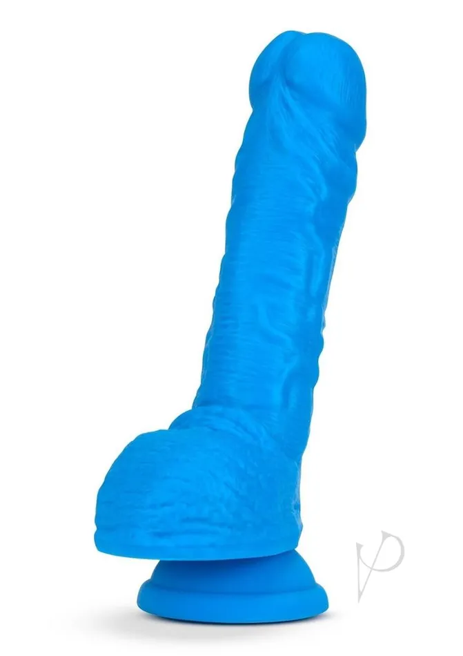 Neo Dual Density Dildo 9in Neon Blue Neo Dildos Neo Dual Density Dildo 9in Neon Blue Neo Dildos