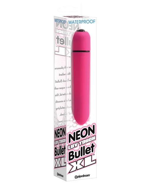 Neon Vibrators Neon Luv Touch XL Bullet Vibrator Pink Neon Vibrators Neon Luv Touch XL Bullet Vibrator Pink