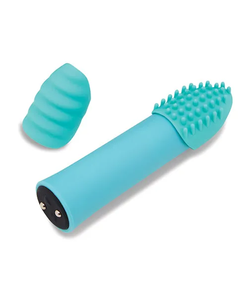 Nu Sensuelle Point Plus Rechargeable Silicone Bullet Tiffany Blue Nu Sensuelle Vibrators