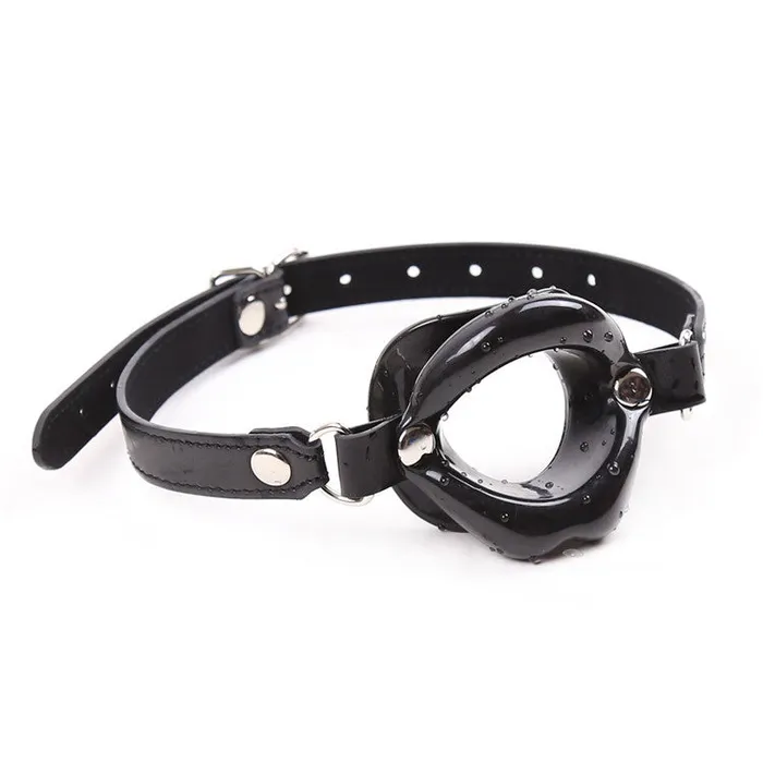 Open Mouth Silicone Gag with Leather Strap Wild Night Fantasies Female Sex Toys Open Mouth Silicone Gag with Leather Strap Wild Night Fantasies Female Sex Toys