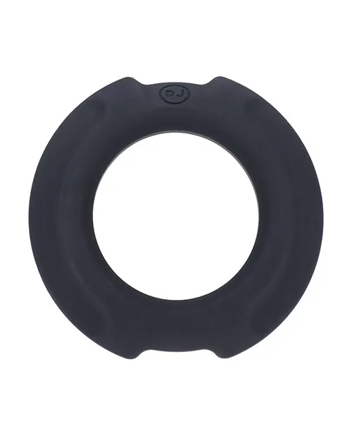 OptiMALE Flexisteel Soft Silicone With Inner Metal Core Cock Ring 35mm Black Opti Male Male Sex Toys OptiMALE Flexisteel Soft Silicone With Inner Metal Core Cock Ring 35mm Black Opti Male Male Sex Toys