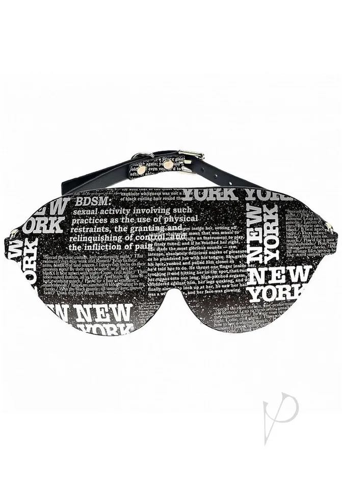Ouch Anal Ouch NY Collection Blindfold Black