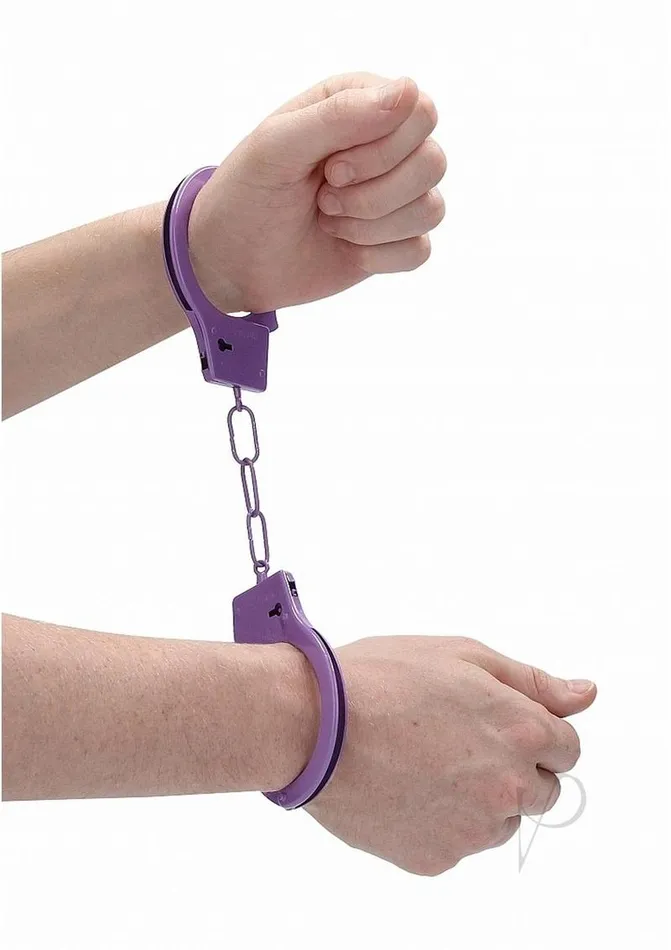 Ouch Couples Ouch Beginners Handcuffs Metal Purple Ouch Couples Ouch Beginners Handcuffs Metal Purple