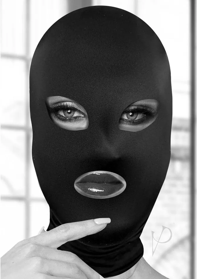 Ouch Couples Ouch Subversion Mask with Open Mouth and Eyes Black Ouch Couples Ouch Subversion Mask with Open Mouth and Eyes Black