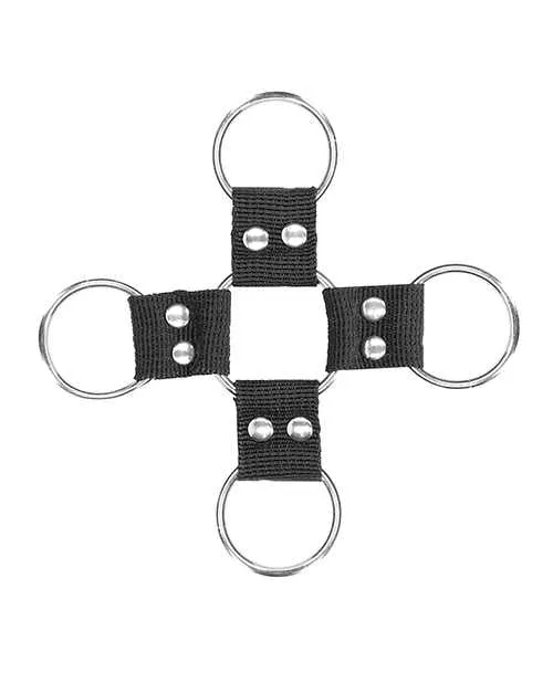 Ouch Couples Ouch Velcro Hogtie with Hand and Ankle Cuffs Black Ouch Couples Ouch Velcro Hogtie with Hand and Ankle Cuffs Black