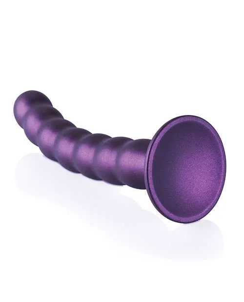 Ouch Female Sex Toys Ouch Beaded GSpot Silicone Dildo 8in Metallic Purple Ouch Female Sex Toys Ouch Beaded GSpot Silicone Dildo 8in Metallic Purple