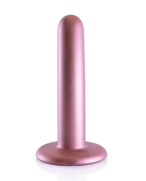 Ouch Female Sex Toys Ouch Smooth GSpot Silicone Dildo 5in Metallic Rose Gold Ouch Female Sex Toys Ouch Smooth GSpot Silicone Dildo 5in Metallic Rose Gold