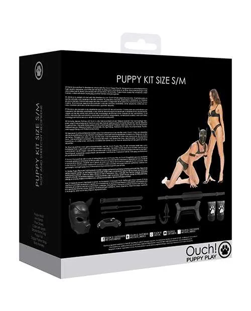 Ouch Neoprene Puppy Kit SM Black Ouch Anal Ouch Neoprene Puppy Kit SM Black Ouch Anal