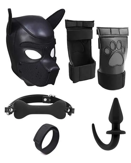 Ouch Neoprene Puppy Kit SM Black Ouch Anal Ouch Neoprene Puppy Kit SM Black Ouch Anal