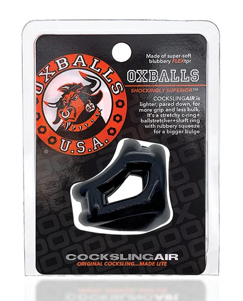 Oxballs Male Sex Toys Oxballs Cocksling Air Cock and Ball Sling Black